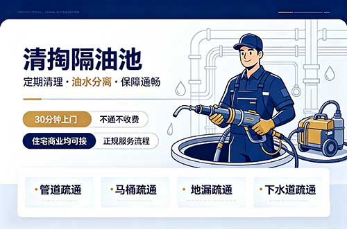 湖州清掏隔油池